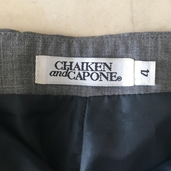 Chaiken and Capone Grey Pencil Skirt - Picture 3 of 5